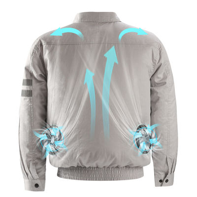 5V फैन कूल्ड जैकेट वातानुकूलित परिधान वर्दी 3XL 4XL आकार