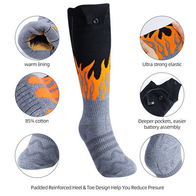 रिचार्जेबल बैटरी से धोने योग्य इलेक्ट्रिक विंटर थर्मल गर्म मोजे